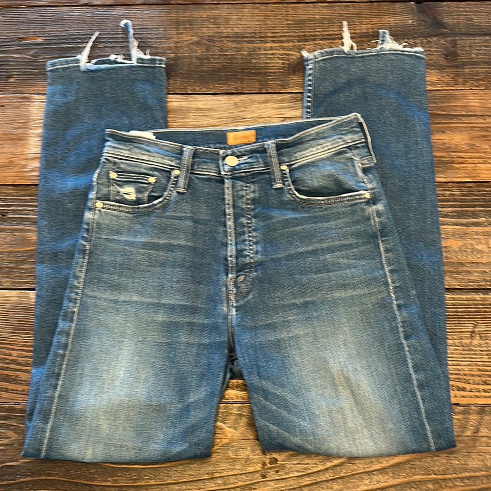 Mother Denim Tomcat Ankle 29 Tequila Sunrise wash